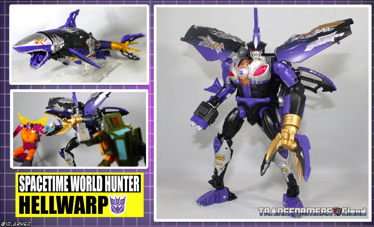 "Strike when the enemy isn't looking."

The reformatted Skywarp, rechristened as HELLWARP, forgone all inhibitions to become a senseless hunter of 'Bots across universes. Now in the world of Ulchtar's making, HELLWARP is ready for his greatest hunt: that of the Thirteen Primes!
