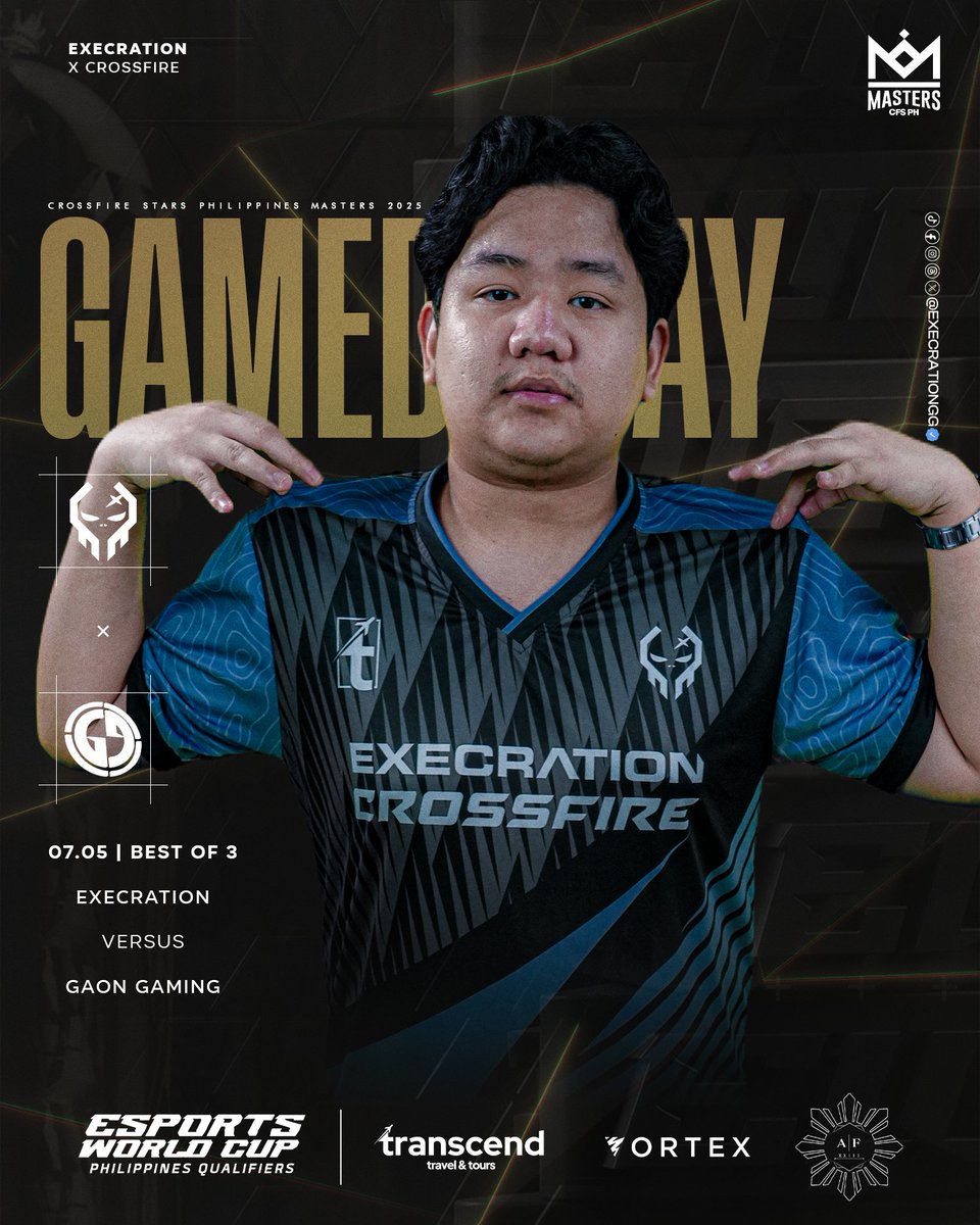 Just your regular weekend! LFG!

🆚Gaon Gaming | 4:00PM PHT | Best of 3

#ExeShot #CFSPHMasters #RoadToEWC
