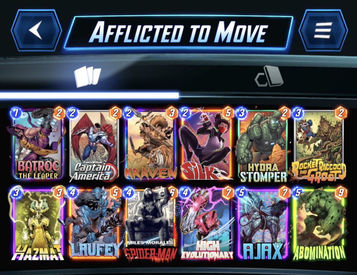 JoeyFantana's tweet image. Pretty proud of this one. Pity the game is heading the wrong way... #MarvelSnap