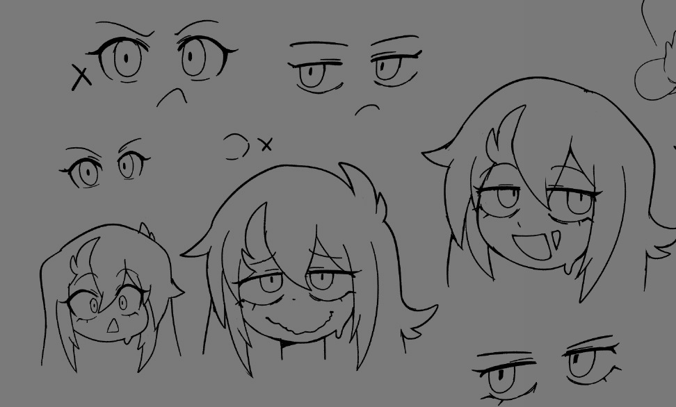 Just some doodles. Do you prefer this brush or my old one? You can be honest im just experimenting