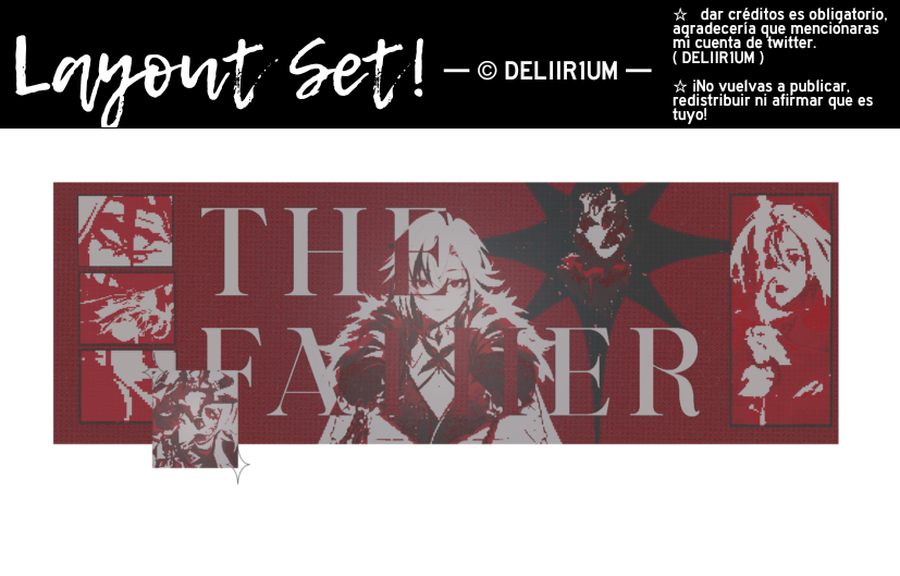 DELIIR1UM's tweet image. ᅠᅠ
ᅠ。ᅠ𓂃ᅠ﹢ᅠLAYOUT SET #1 — ARLECCHINO  ( ♦️ ) . .  
         ¡ 𝚁𝚃 + 𝙻𝙸𝙺𝙴  𝙸𝙵  𝚈𝙾𝚄  𝚄𝚂𝙴 !
   .  ☆ ㅤ[ FREE ]  download here : 

ᅠ(  ko-fi.com/i/IK3K01HIYAB  )
ᅠᅠ