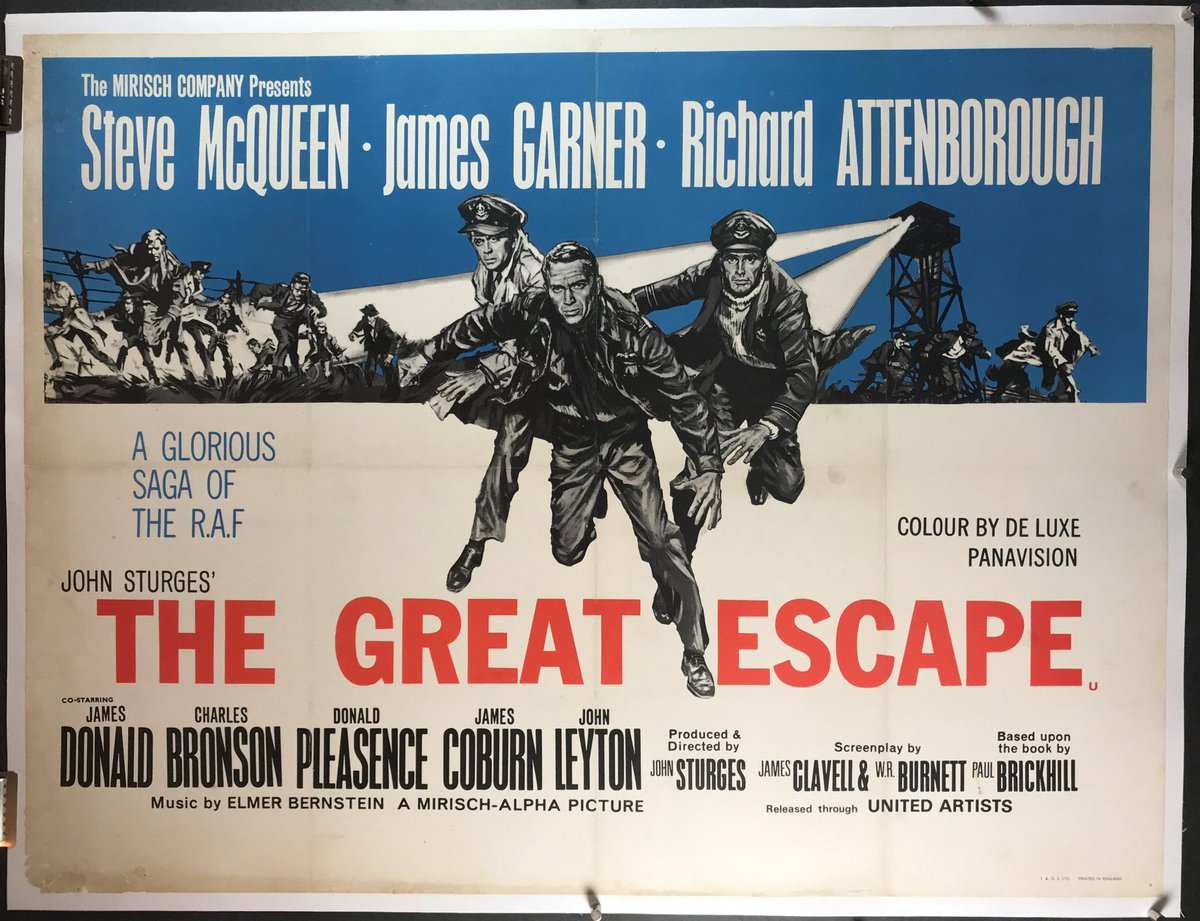 “The Great Escape” was released 64 years ago today. Steve McQueen’s character was based on the OSS’s legendary Jerry Sage.