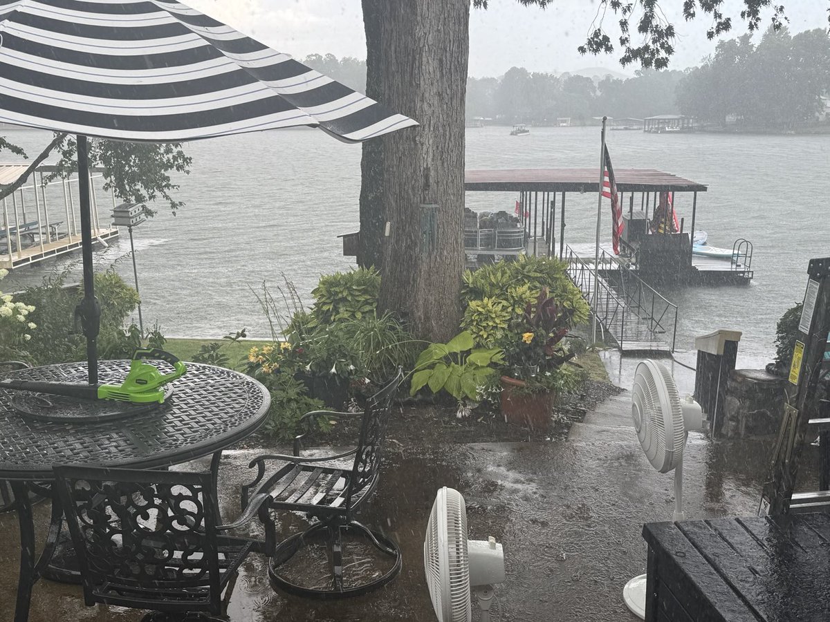 EngAntiques's tweet photo. ⁦@KATVJames⁩ what happened to out picture perfect day.. that happened very quickly on lake Hamilton?? https://t.co/tt8XQUpzTm