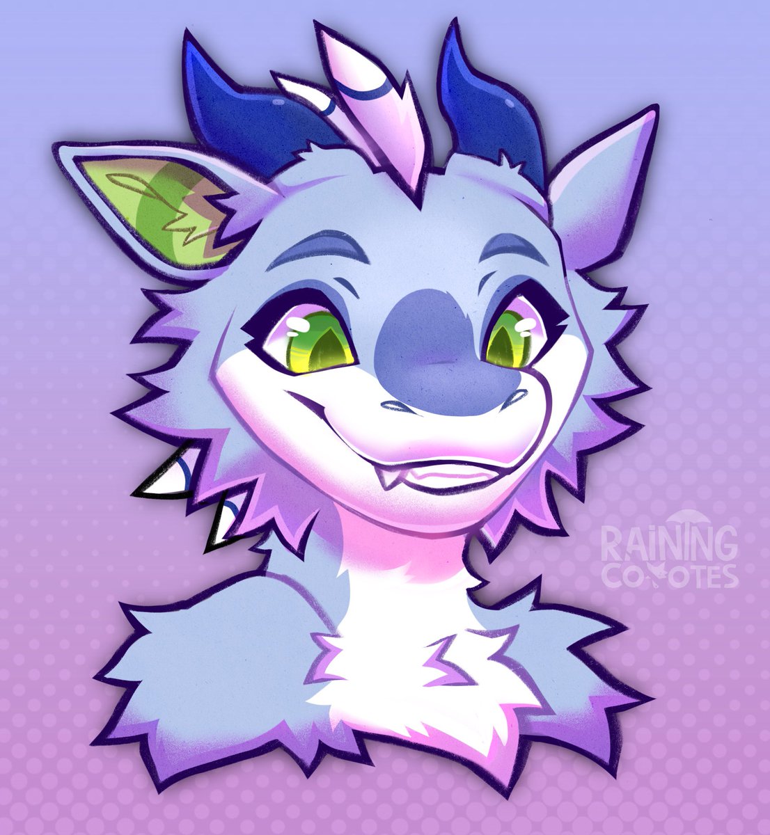 Revenge on the cutest dragon in the nine realms 🌷💙
<a href="/Emily_Creative/">EmilyCreative</a> 
#artfight2025