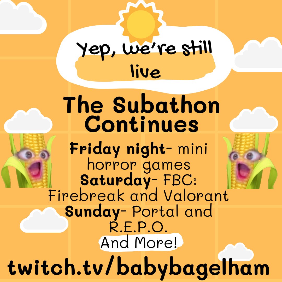 Still alive, still going! Join us for the fun this weekend! 🥳