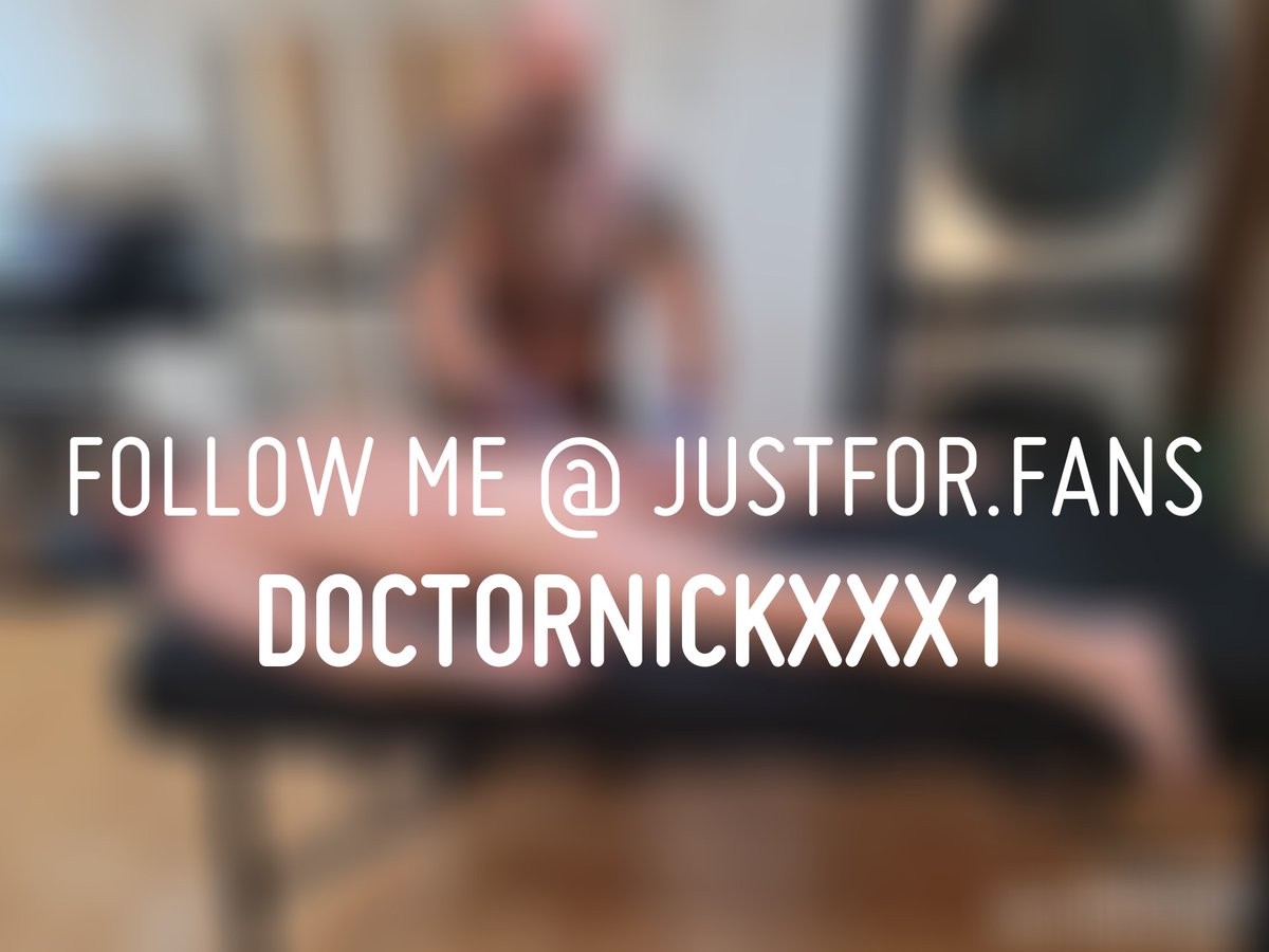 I live giving massage. And I'm good at it! Everyone who ends on my little table can tell you that!...

See this and more at:
justfor.fans/DoctorNickXXX1…
