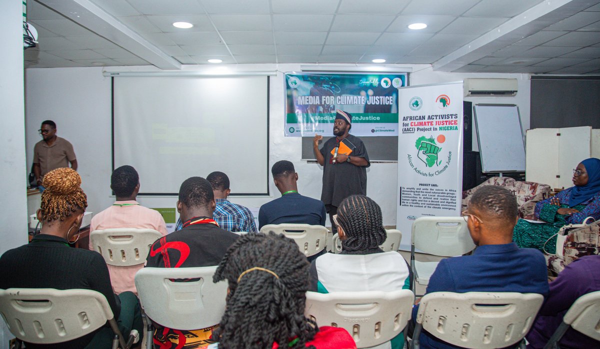 ClimateWed's tweet photo. Throughout the training, we delved deep into the crucial role that media plays in shaping narratives around climate justice. It was eye-opening to learn how our stories can influence public perception and drive action towards a more sustainable future. #MediaForClimateJustice https://t.co/88MMPfqMdr