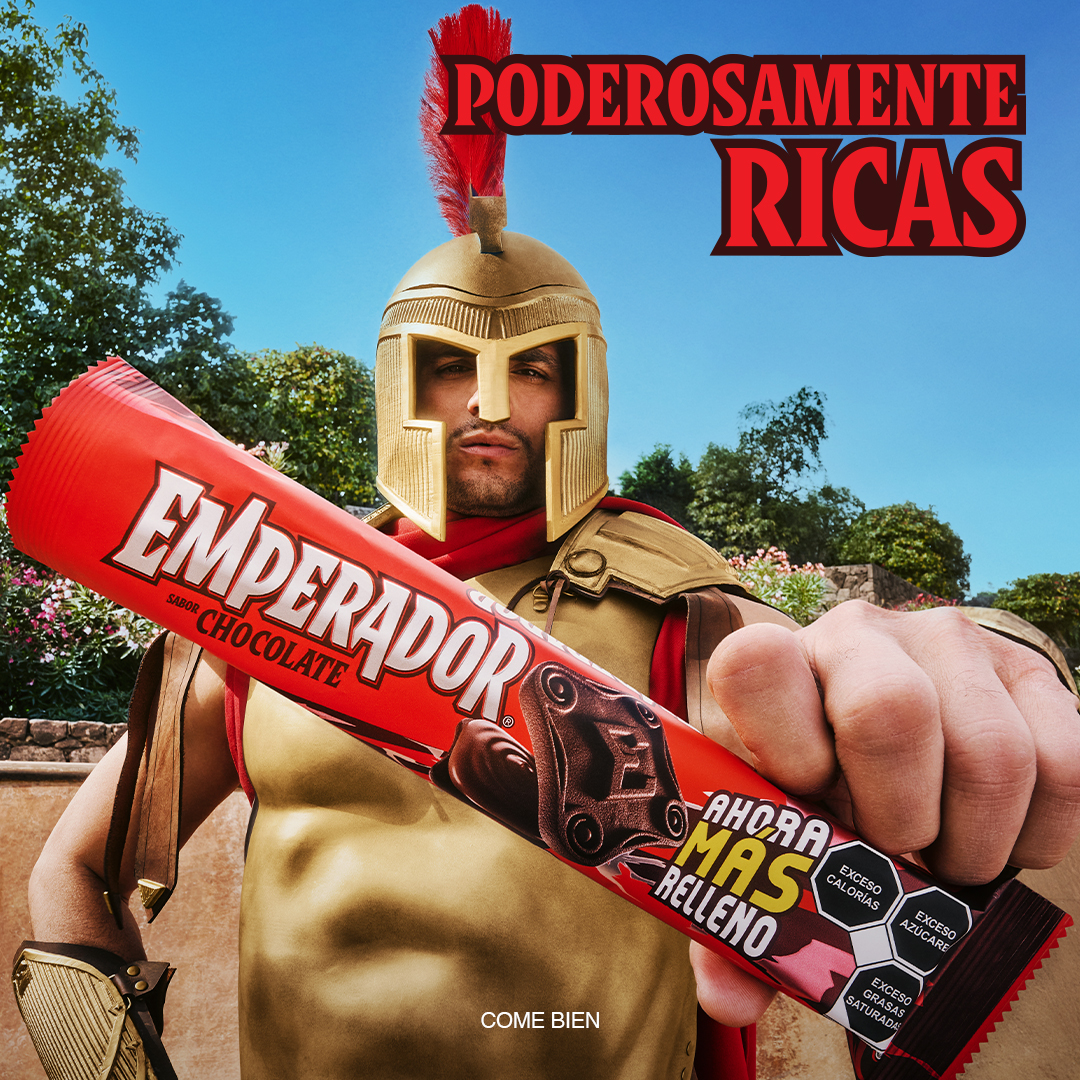 POV estás a punto de probar las galletas Emperador® con más relleno*. #PoderosamenteRicas ⚡️ 

*Comparado vs fórmula anterior.