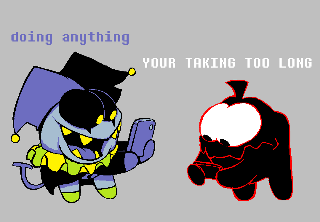 Gallium_Bolt's tweet photo. your        too too
#DELTARUNE https://t.co/2ufosDPTas
