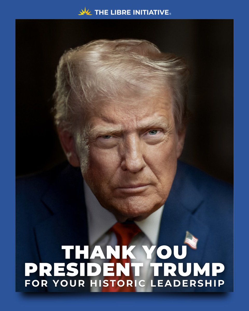 Thank you, President Trump, for your leadership.

By signing the One Big Beautiful Bill into law, you’ve helped protect tax relief, promote economic growth, and secured more opportunities for Latino families across the country.