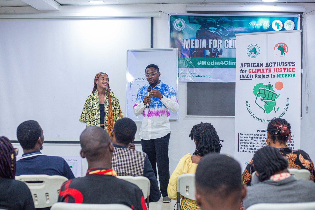 ClimateWed's tweet photo. As we reflect on these past two days, we are left with a question: How can we, as media professionals, leverage our platforms to create a more equitable dialogue around climate justice? 🤔
#MediaForClimateJustice #ClimateAction #SustainableFuture #AACJInAction https://t.co/2vpd388ttI