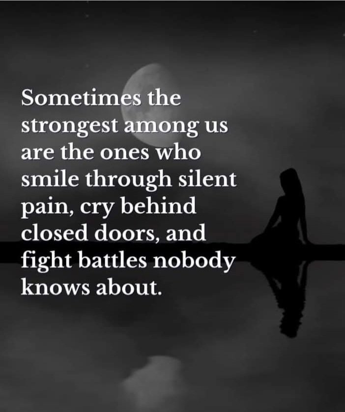 Many of us face silent battles and emotional pain, yet still manage to maintain a public facade of normalcy or even happiness.