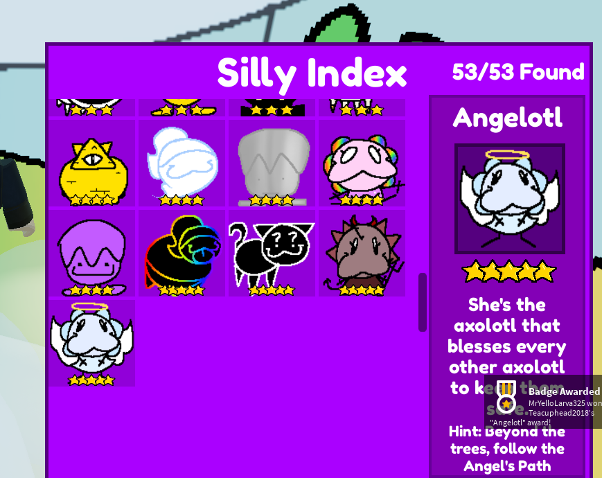 This was a fun ass game ngl, took a while to get all of them lol