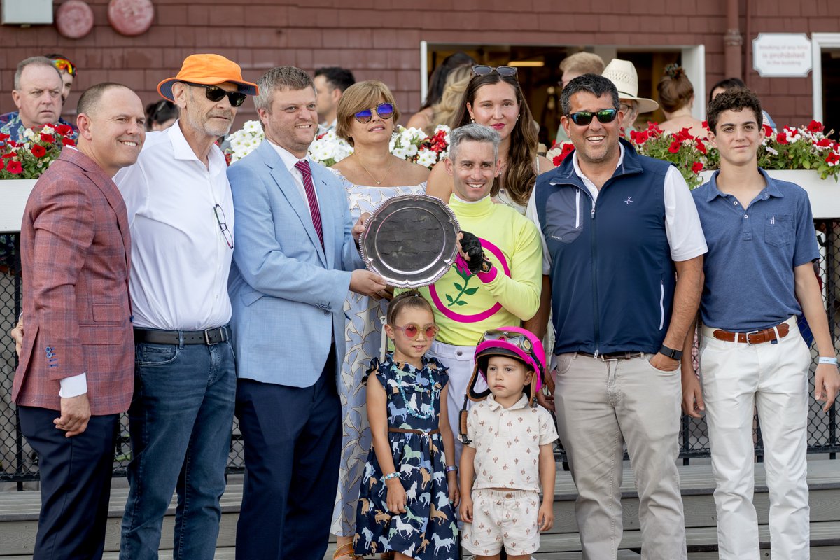 EricaPhotog's tweet image. Zulu Kingdom, trained by Chad Brown and ridden by Flavien Prat, wins the Grade II Manila Stakes #SaratogaRaceCourse #Saratoga