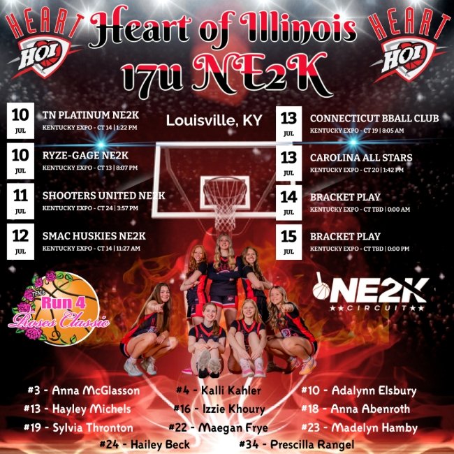 Adalynn Elsbury (@adalynnelsbury) on Twitter photo Looking forward to a fun July! Come watch us play! <a href="/HeartofIllinois/">Heart of Illinois</a> <a href="/CoachRhysP/">Coach Rhys Pepino</a> <a href="/NE2KHoops/">NE2KHoops</a> <a href="/TFNsRun4Roses/">TFN's Run 4 Roses</a> Looking forward to a fun July! Come watch us play! <a href="/HeartofIllinois/">Heart of Illinois</a> <a href="/CoachRhysP/">Coach Rhys Pepino</a> <a href="/NE2KHoops/">NE2KHoops</a> <a href="/TFNsRun4Roses/">TFN's Run 4 Roses</a>