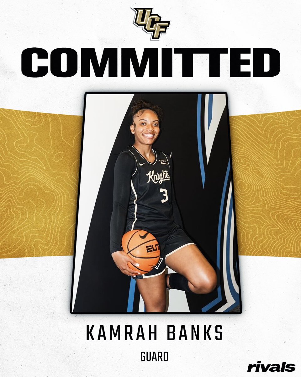 BREAKING: Top 2026 recruit Kamrah Banks has committed to UCF, she told <a href="/Rivals/">Rivals</a>. 

Banks chose UCF over offers from West Virginia and St. John’s. 

READ: on3.com/rivals/news/to…
