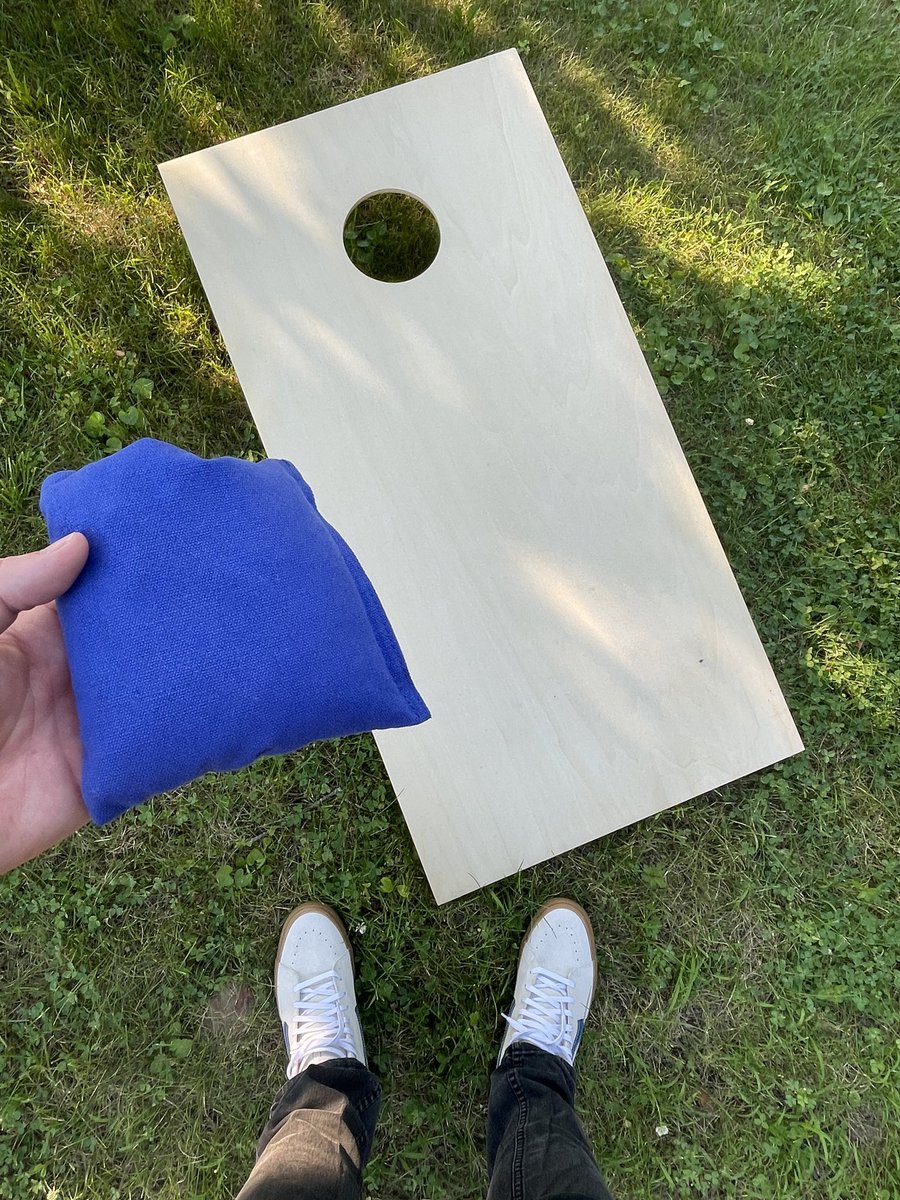 i love hot dog and beating everyone at cornhole