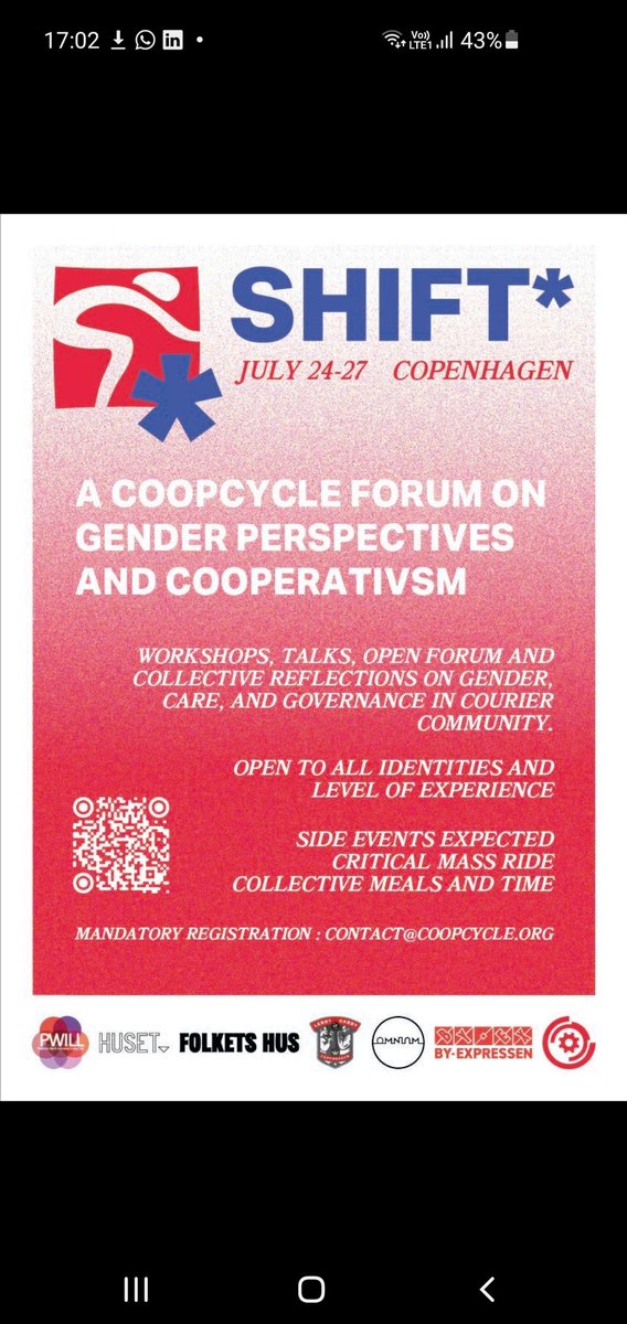 libelubikemx's tweet photo. Preparándonos para ir a este magno evento de cooperativas de bicimensajerias con un enfoque especial: Perspectiva de género 😃
#MovilidadSustentable #Cooperativismo #Libelubike #CoopCycle #DontSpeculateCooperate #Veracruz #Bicis #puertodeVeracruz #AllCouriersAreBeatiful #messfam https://t.co/KL1xHAKxrS