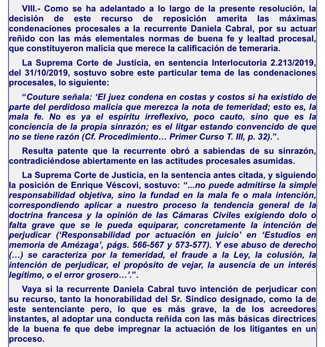 robinhood (@robinhooduy) on Twitter photo Por esta resolución es que creo en la justicia! Daniela Cabral tiene que ir presa y devolver todo lo que nos robó!!!! <a href="/InversoresCG/">Inversores Conexion Ganadera</a> <a href="/conexionganaDam/">Conexión Ganadera Damnificados</a> <a href="/pare_injusticia/">basta_de_injusticias</a> <a href="/DamnificadoUno/">thepunisheruy</a> <a href="/justiciaym/">silver</a> <a href="/Didier914879/">Didier</a> Por esta resolución es que creo en la justicia! Daniela Cabral tiene que ir presa y devolver todo lo que nos robó!!!! <a href="/InversoresCG/">Inversores Conexion Ganadera</a> <a href="/conexionganaDam/">Conexión Ganadera Damnificados</a> <a href="/pare_injusticia/">basta_de_injusticias</a> <a href="/DamnificadoUno/">thepunisheruy</a> <a href="/justiciaym/">silver</a> <a href="/Didier914879/">Didier</a>