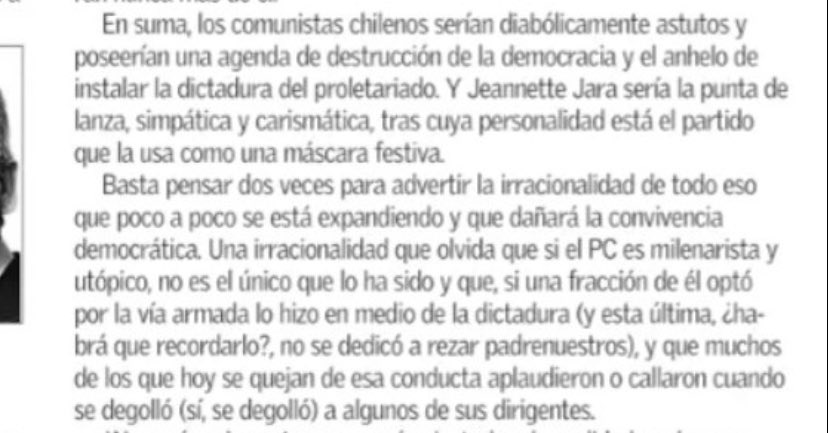 Este y otros tuits de Navia son muestra del miedo infundado que describe el rector Carlos Peña en su columna de hoy. La irracionalidad también abunda entre quienes, en teoría, trabajan con la razón.