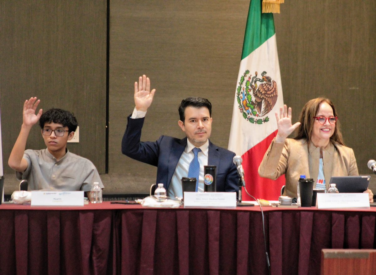 Hoy acompañamos a <a href="/SLVillavicencio/">Lorena Villavicencio</a>, titular de <a href="/SIPINNA_MX/">Sipinna</a>, en la instalación de su Consejo Consultivo Nacional de Niñas, Niños y Adolescentes.

Damos la más cordial bienvenida a quienes se integran a este espacio de participación, donde sus voces, puntos de vista y propuestas