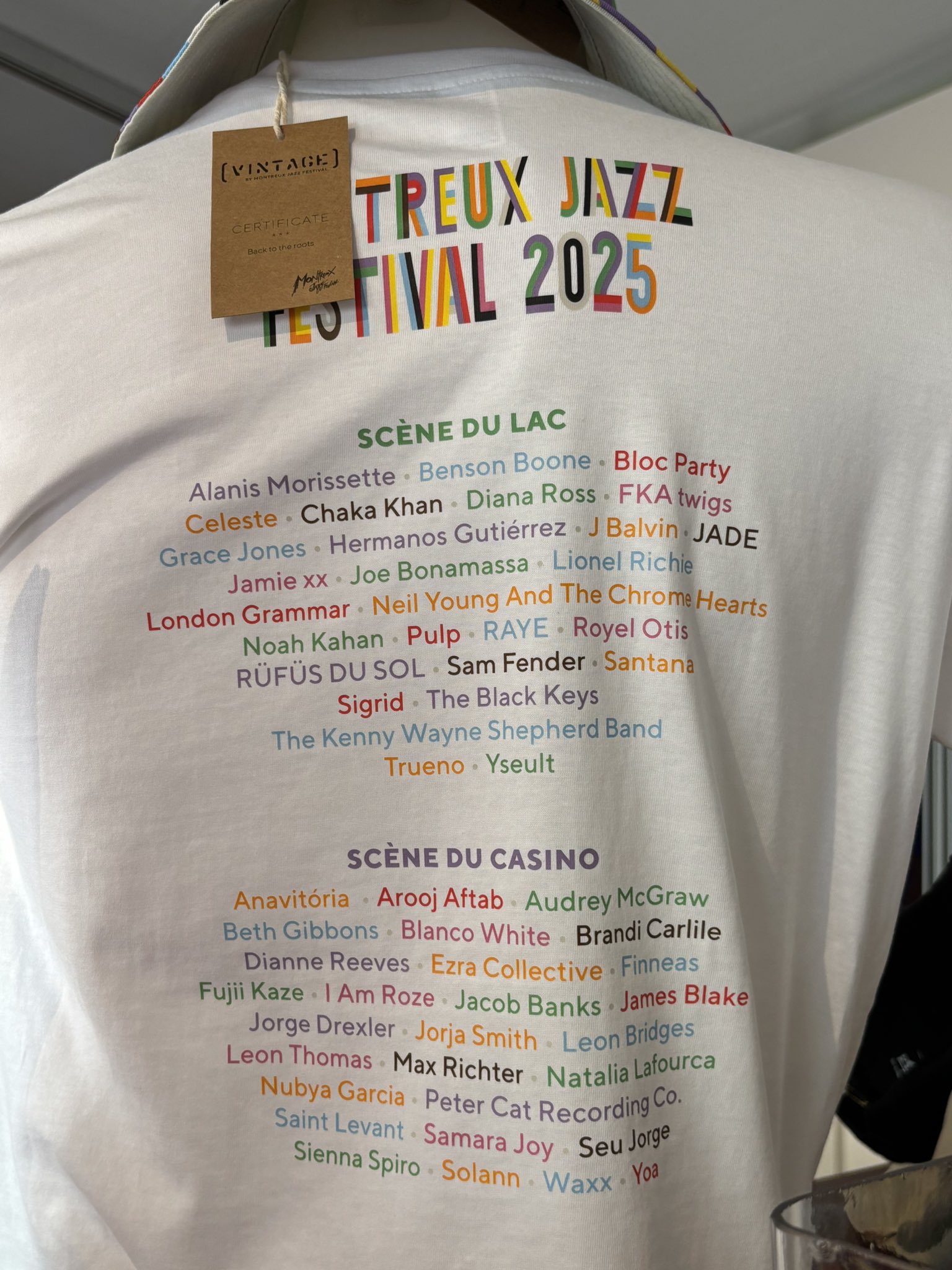 モントルー・ジャズ・フェスティバル Tシャツ　S 藤井風 モントルー・ジャズ・フェスティバル Tシャツ S 藤井風の通販 by