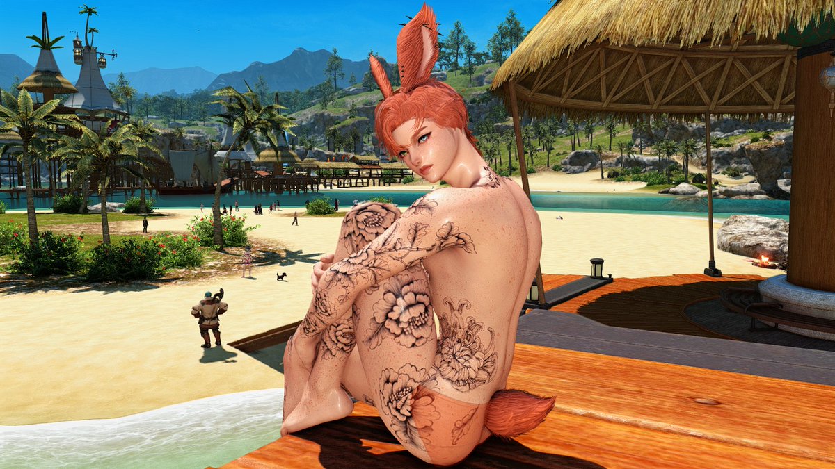 ImoXIV's tweet photo. Solo Vibes, sometimes you just have to go for the atmosphere when everyone's clicked up, make the moment yours.

#ffxivsummerbash https://t.co/vSj1eTN13A