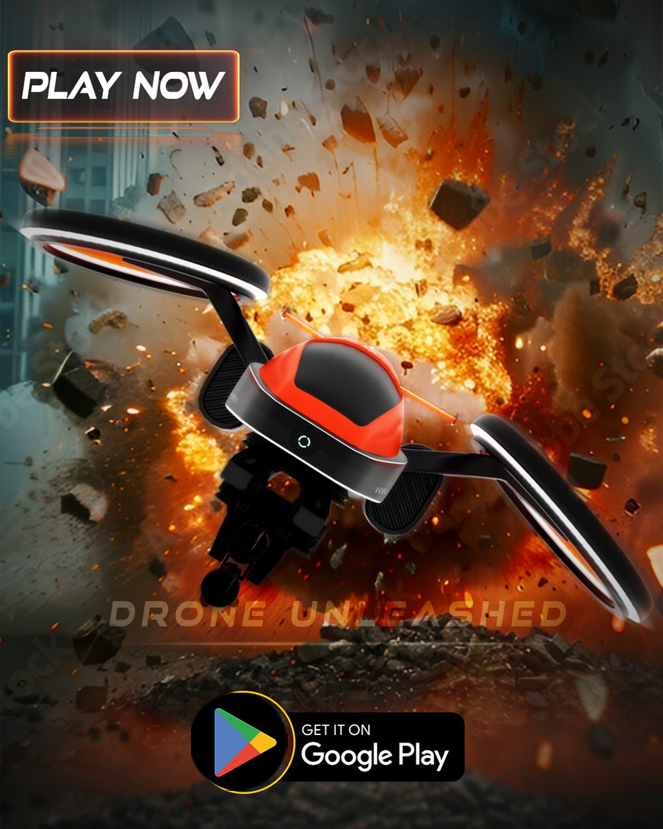 MasterTheSky's tweet photo. Drones Unleashed is LIVE on @Playstore ! ๐จ
Ready to unleash some chaos for the price of pocket lint?
Download now, fly wild, and show gravity whoโs boss!
๐ https://t.co/VBUwkMVyKb
#dronesunleashed #dronevideo #videogame #videogames #videogamer #mobilegamer #onlinegame https://t.co/lum8eUze94