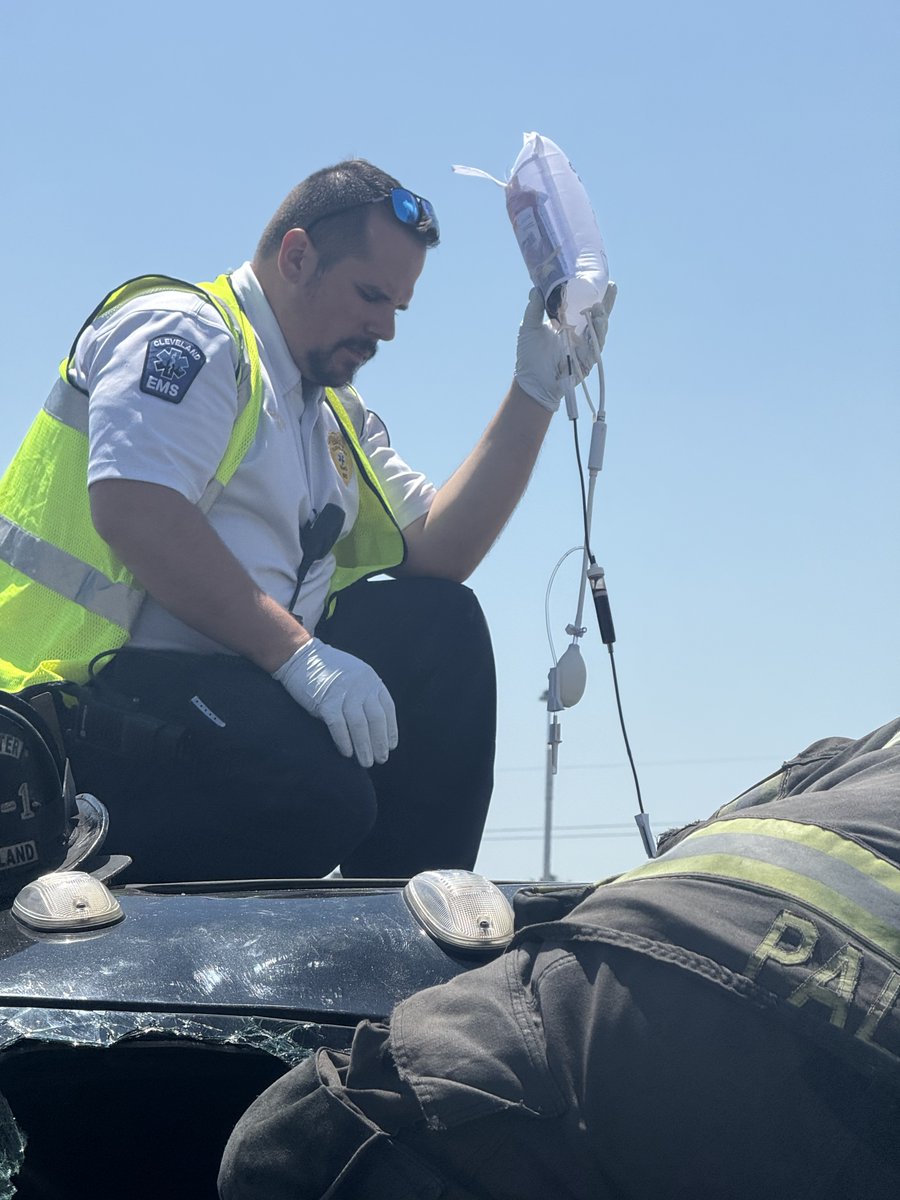 This is training, this is skill and dedication, this is what we do, this is Cleveland EMS!
