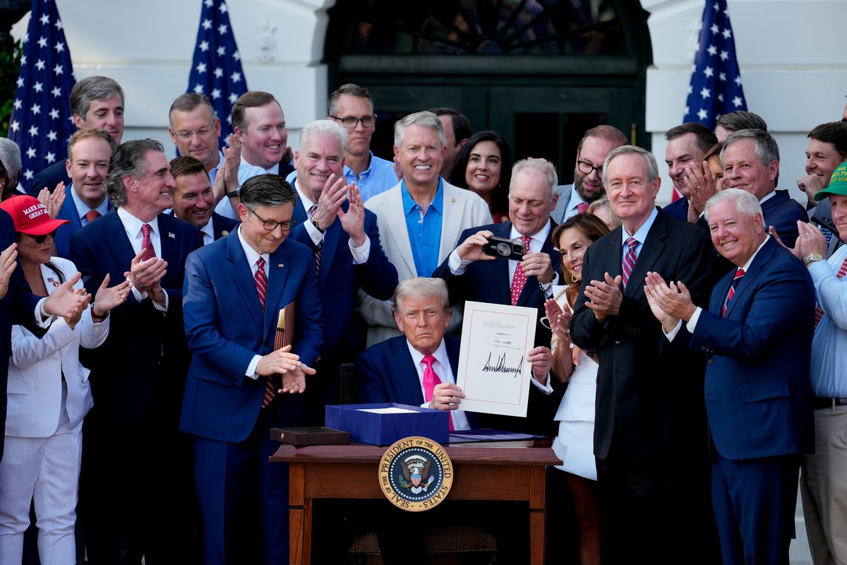 “This historic legislation will make life more affordable for all Americans by unleashing parallel prosperity—the idea that Main Street and Wall Street can grow together.”