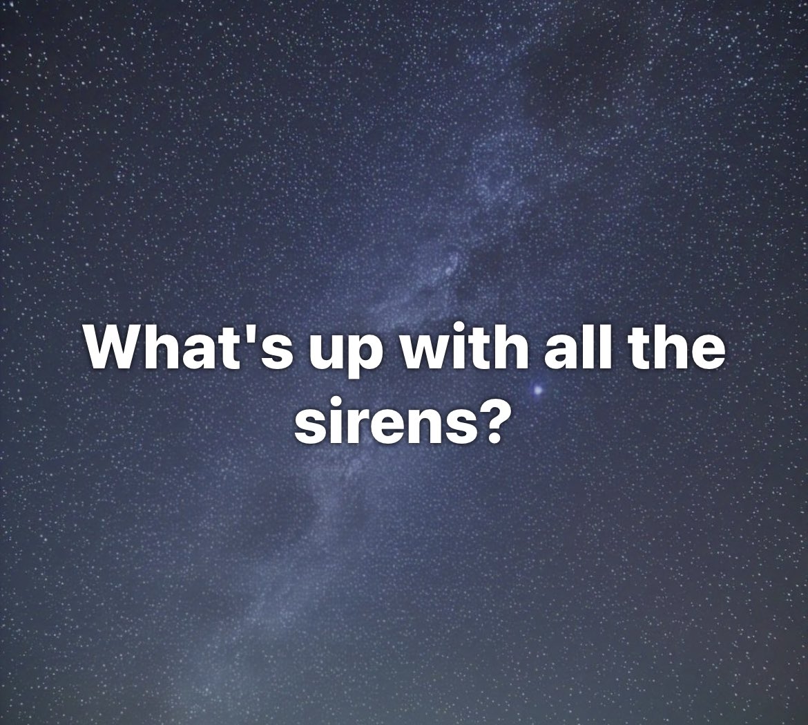 You know I spend too much time in bookish spaces because someone posted this in my neighbourhood Facebook group to ask about police sirens and my first thought was “yeah, I have noticed a lot of siren/mermaid books coming out recently.” 🤣