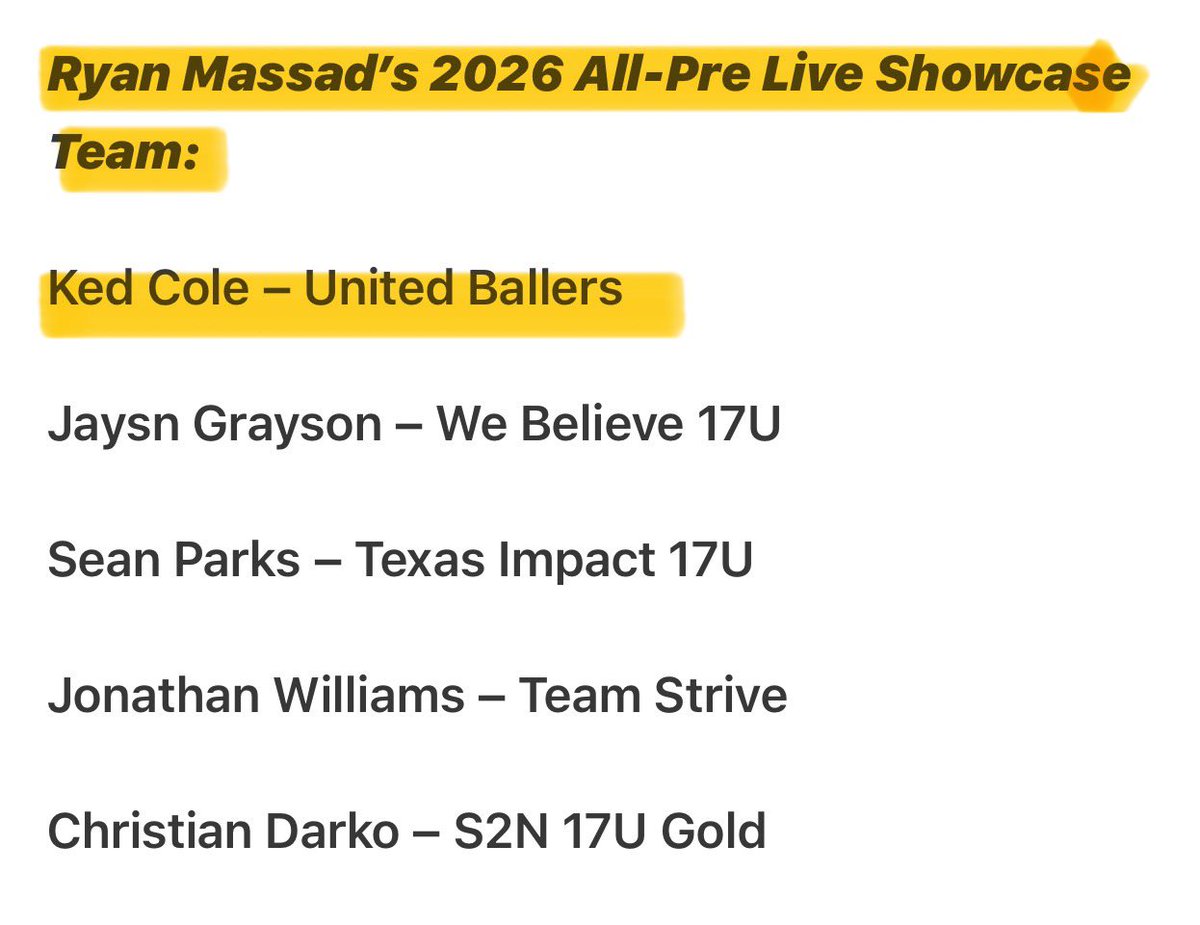 Kedreon Cole II (@kedreoncole4) on Twitter photo Thank you <a href="/GASOMass/">Ryan Massad π</a> for the recognition. All Showcase Team for <a href="/TexasHoopsGASO/">TexasHoops/GASO π</a> pre live. <a href="/PantherCreekBB/">Frisco Panther Creek Boysβ Basketball</a> <a href="/UnitedBallers_/">United ballers</a> <a href="/GASOLyndon/">Lyndon Cook π</a> <a href="/GASOBlue/">Blue Zertuche π</a> <a href="/takemytalent/">TAKE MY TALENT</a> Thank you <a href="/GASOMass/">Ryan Massad π</a> for the recognition. All Showcase Team for <a href="/TexasHoopsGASO/">TexasHoops/GASO π</a> pre live. <a href="/PantherCreekBB/">Frisco Panther Creek Boysβ Basketball</a> <a href="/UnitedBallers_/">United ballers</a> <a href="/GASOLyndon/">Lyndon Cook π</a> <a href="/GASOBlue/">Blue Zertuche π</a> <a href="/takemytalent/">TAKE MY TALENT</a>