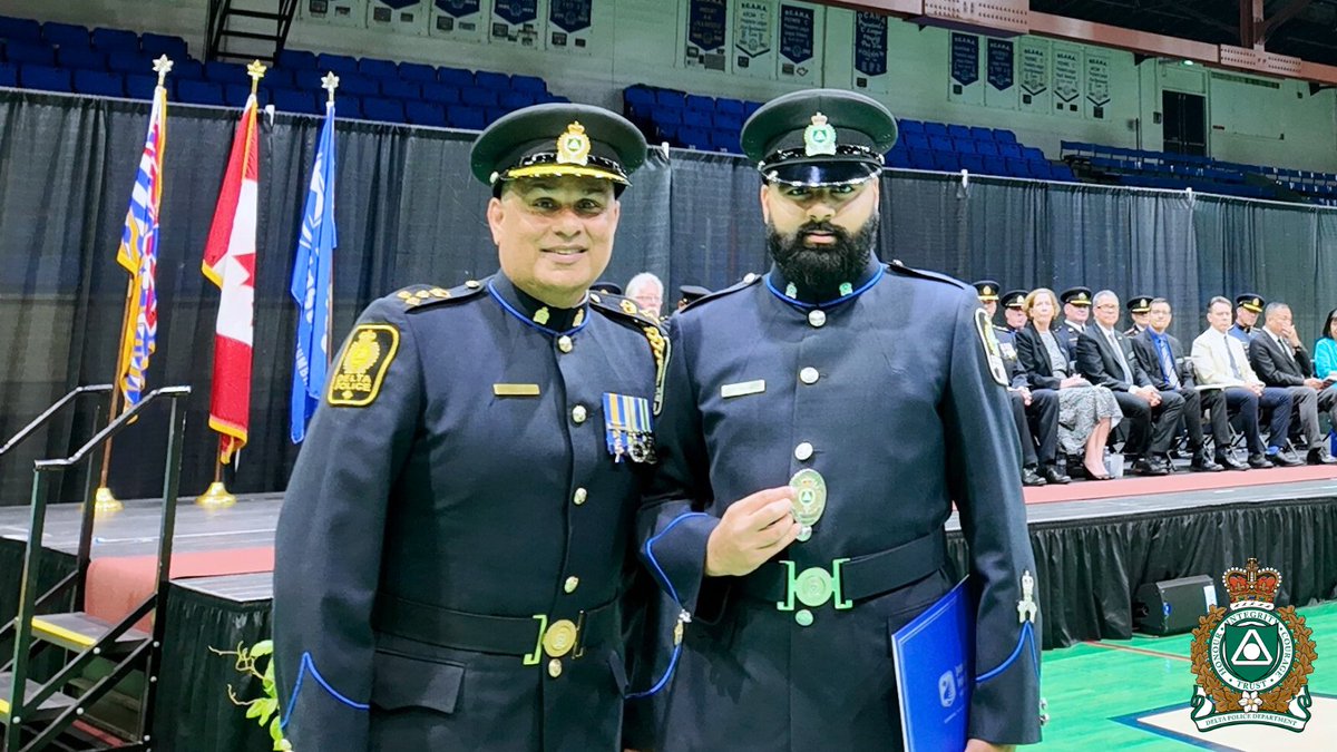 deltapolice's tweet image. Join us in congratulating our newest officer and graduate from #Class175! 🎓

We’re proud to welcome our newest member to the #DeltaPolice family and commend him for the hard work, commitment, and determination it took to reach this milestone. #Congratulations #Policing