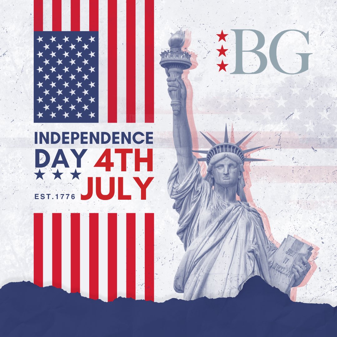 BramerGroup's tweet image. Bramer Group wishes you a safe and happy July 4th holiday.