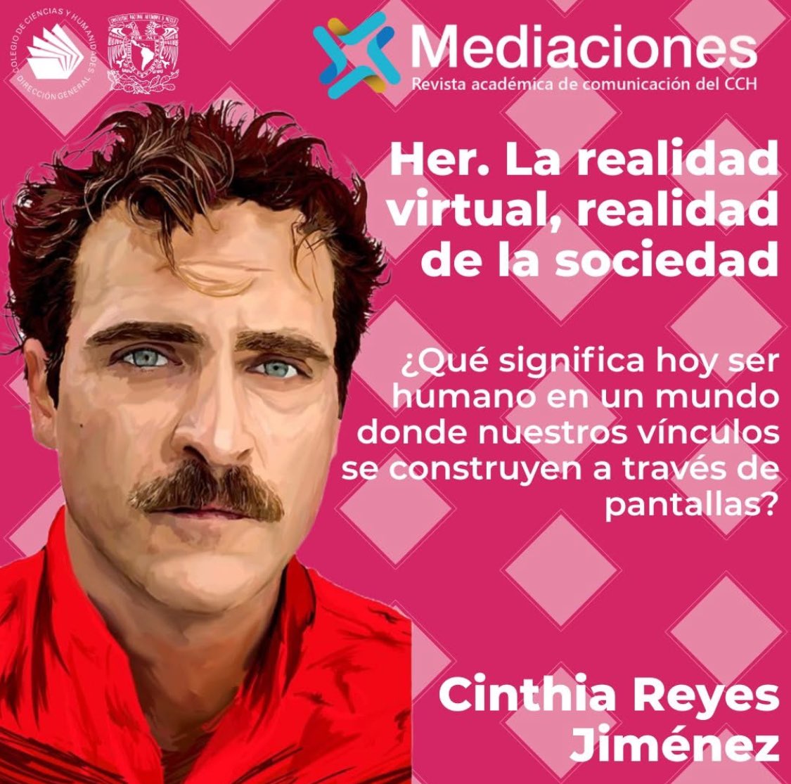 Es viernes y qué mejor que una película para disfrutar este fin de semana. En Revista Mediaciones te recomendamos Her (2013).

mediacionescch.com/2020/08/her-la…