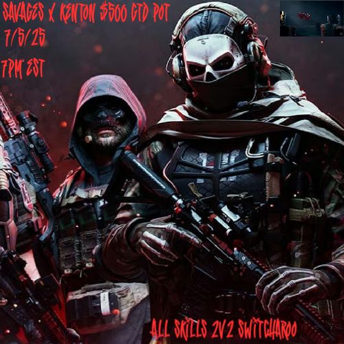 🏆Savages X Kenton 2v2 $500GTD POT Switch 🏆

🗓️|7/5/25
🕐|7pm (est)
📄|All Skills
🎟️|-16 ($15) -14 ($13) -12 ($12) -10 ($10)
🔄|Respins enable
🔄|Bracket Reshuffle Enable
discord.gg/Crk3hNrK6z
                          🖋️Comment for Spot 🖋️