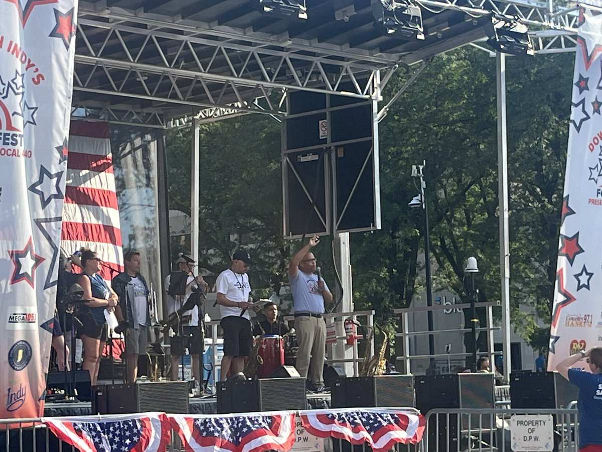 RafaelOnTV's tweet image. It’s great to celebrate Fourth Fest in Downtown Indy.
@FOX59 will bring you the fireworks at 10:15pm @CBS4Indy