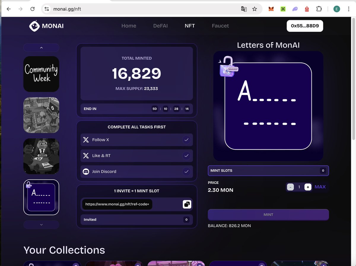 Gmonad💜

I minted MonAI: Letters of MonAI

Monad is my everyday life.

<a href="/monad_xyz/">Monad ⨀</a>  <a href="/koreanads/">Koreanads 🇰🇷 (evm/acc) ⨀</a>  <a href="/monad_eco/">Monad Eco</a>  <a href="/pipeline_xyz/">The Pipeline</a>  <a href="/MonAIgg/">MonAI ⨀</a>