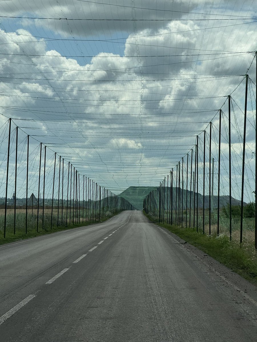 When people ask how to counter fiber optic FPV drones, which are mostly resistant to electronic warfare, one answer is the use of nets over roads. It's far from a foolproof solution, but it saves lives every day.

Similar solutions are also being deployed at frontline positions