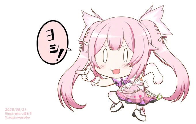 7月4日は「ちよの日」だったということで、歴代サムネにしていただいたイラストを～ …昨日は仕事と暑さで帰宅後ダウンしていたので許して #千代浦蝶美 #ちよ個展