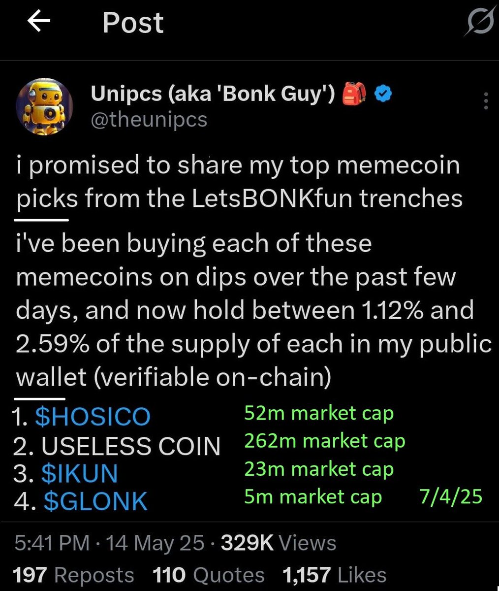 SorosEmpire's tweet image. The most important post you&apos;ll read about #USELESS and useless betas - #HOSICO, #IKUN, and #GLONK

I&apos;ve shortened Bonk Guy&apos;s original post in the image. I&apos;ll link his full post from May 14, 2025 at the end.

First, useless is a coin that is completely useless. There are many…