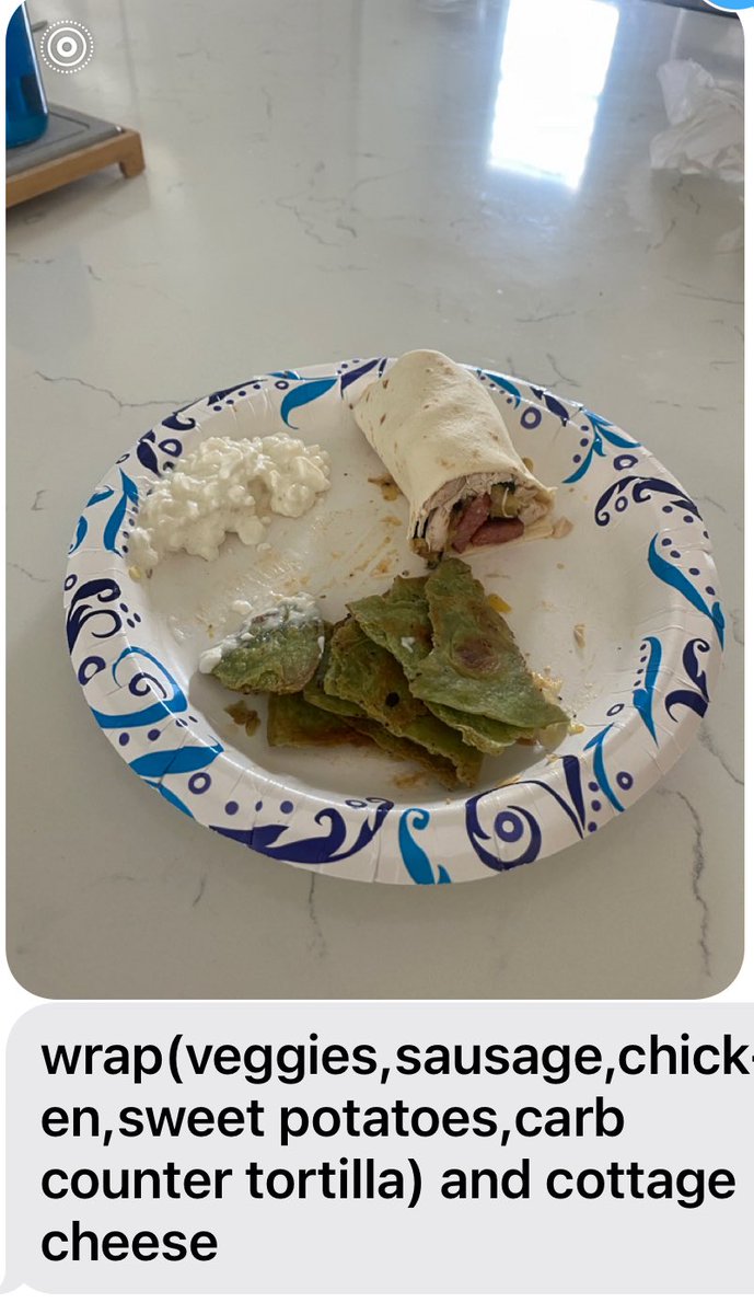 FaithCofer08's tweet image. I work just as hard on my nutrition, speed work and weights to go along with my hitting and field work!!
Breakfast: 21 whole grain bread cottage cheese and honey
Lunch: chicken, sausage, veggies, sweet potatoes, on a low carb wrap with a side of cottage cheese
Dinner not…