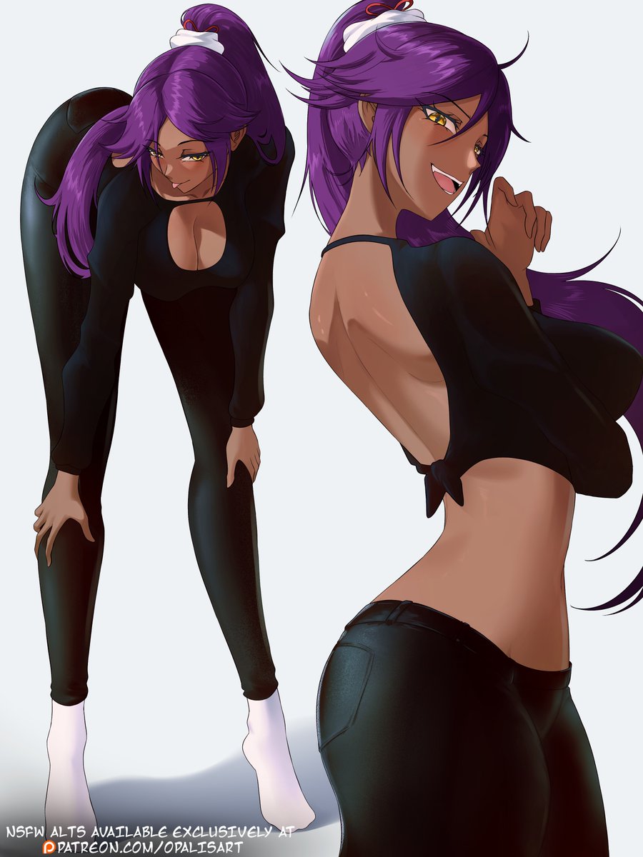 ArtOfOpal's tweet image. Casual Yoruichi! 
#BLEACH