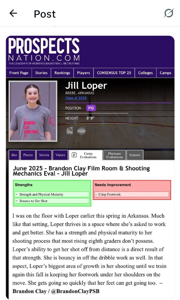 Heather Healy (@hkhealy) on Twitter photo Just keep showing up. It will always be Jill vs Jill. <a href="/jilliannloper0/">Jill Loper</a>
Thank you <a href="/BrandonClayPSB/">B r a n d o n C l a y</a> <a href="/bclaymarketing/">Brandon Clay Brand Marketing</a> <a href="/BClayScouting/">Brandon Clay Scouting</a> for everything you do. Just keep showing up. It will always be Jill vs Jill. <a href="/jilliannloper0/">Jill Loper</a>
Thank you <a href="/BrandonClayPSB/">B r a n d o n C l a y</a> <a href="/bclaymarketing/">Brandon Clay Brand Marketing</a> <a href="/BClayScouting/">Brandon Clay Scouting</a> for everything you do.