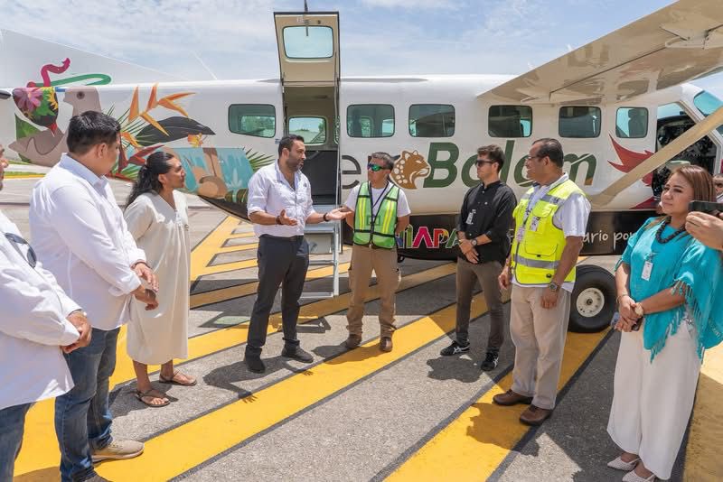 SegusGuillen's tweet image. Con Aerobalam en Chiapas estamos mejor conectados, inauguramos hoy nuestra ruta a Palenque, ya no hay pretexto, ahora puedes recorrer Chiapas en minutos desde el aire! Te esperamos. @SECTUR_mx @Sectur_Chiapas