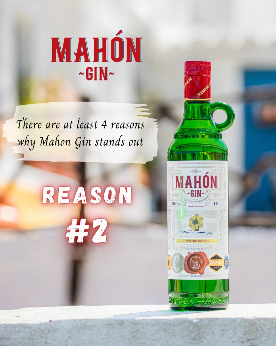Authenticity in every sip!

MAHON Gin is the only gin in the world that benefits from a DO (Designation of Origin), bringing you a drop of the Mediterranean spirit in every glass.

Stay tuned for reason #3!

Where2 Buy: zurl.co/h5TzU

#mahon #mahongin