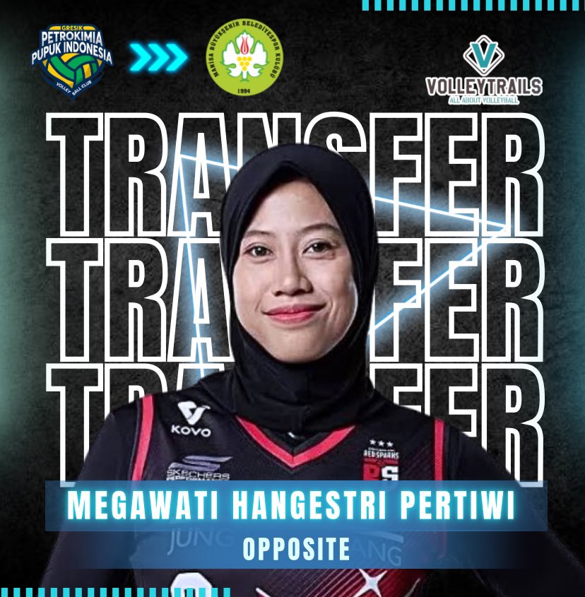 🇮🇩 Indonesia’s volleyball star Megawati has officially joined 🇹🇷 Turkish club Manisa BBK, who were recently promoted to Türkiye’s 2nd tier — Kadınlar Voleybol 1. Ligi! #volleyball