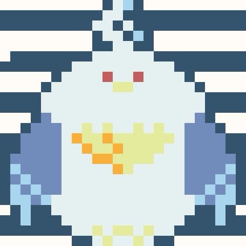 朝活にて別垢用のおドットアイコンを描いた