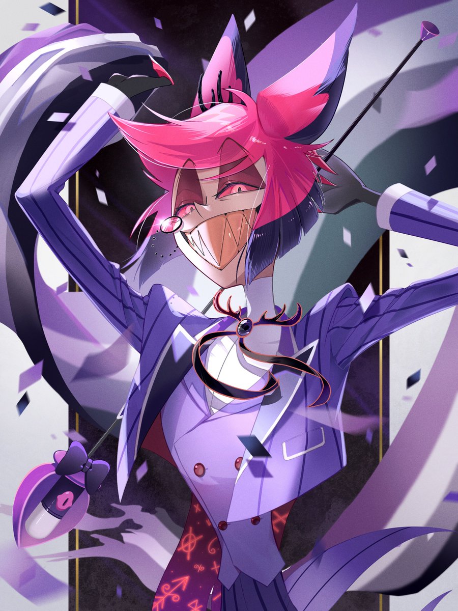 srs_o_o's tweet image. 🖤🩶🤍💜
#HazbinHotelFanart
#HazbinHotelAlastor