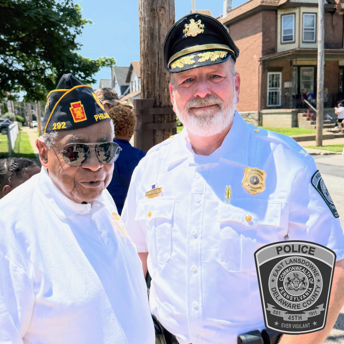 Today at the East Lansdowne 4th of July Independence Day celebration, I had the honor of meeting a great man,  a US Navy veteran and retired Inquirer News Reporter, Mr. Garland Thompson.  Many great conversations were had, and the day was a strong reminder to take a pause and